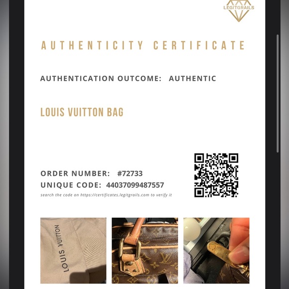 Authentic Louis Vuitton Manhattan Pm - Picture 12 of 12